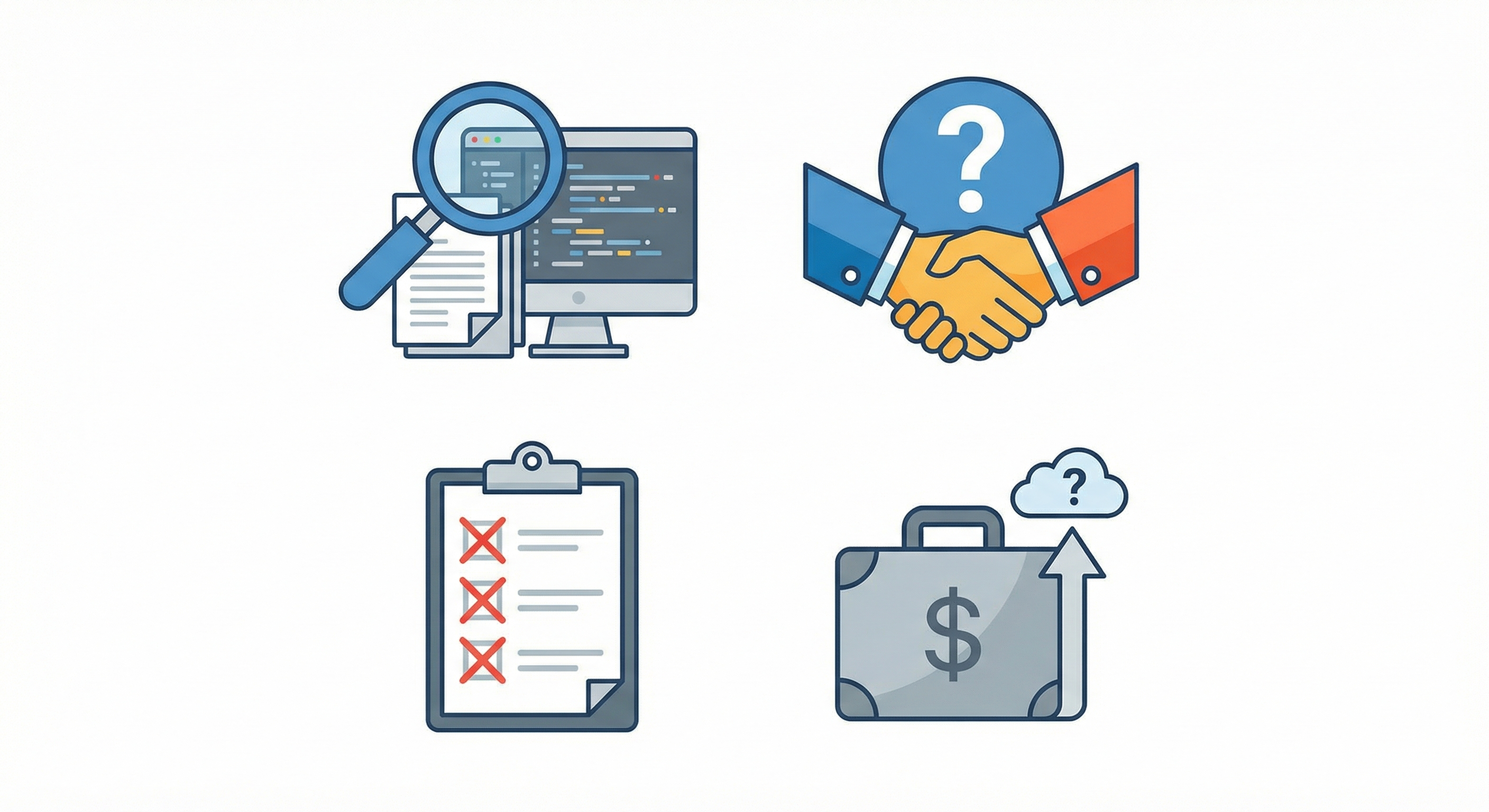 Investor due diligence and funding concerns